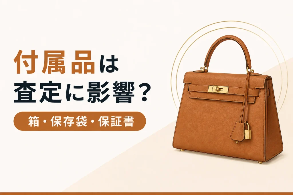 バッグの付属品が査定に与える影響