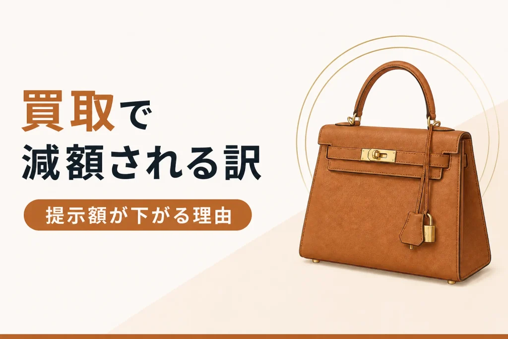 バッグ買取で減額される理由と対処