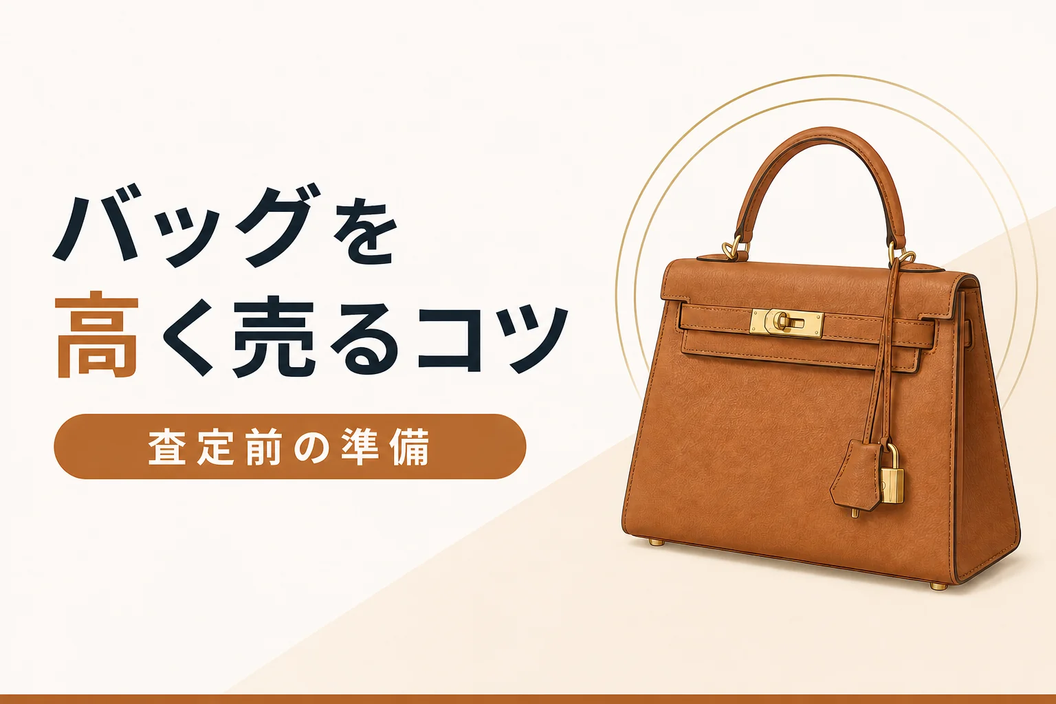 バッグを高く売るコツと査定前の準備