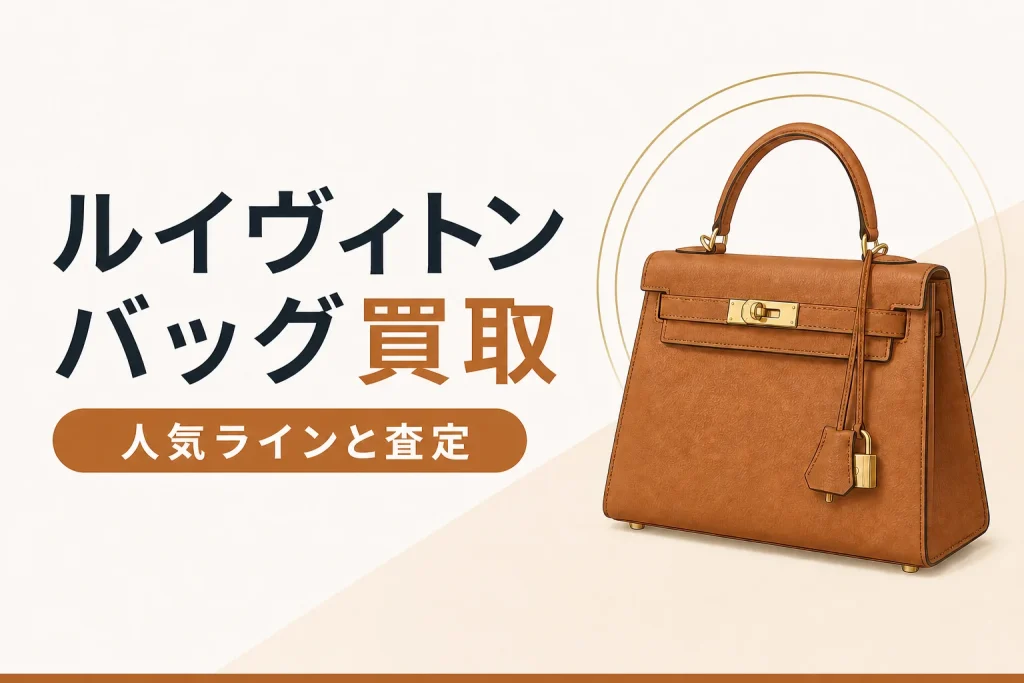 ルイヴィトンのバッグ買取で見られる人気ラインと査定基準を解説する記事のアイキャッチ